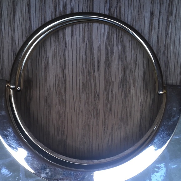 Vintage alligator print leather handbag - Picture 5 of 10